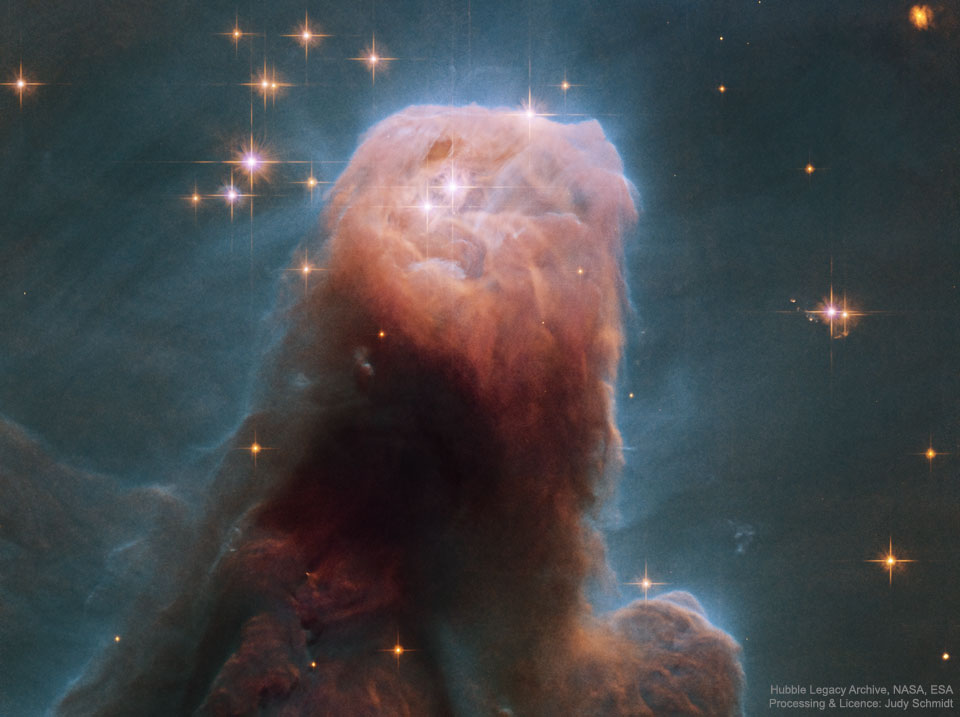 La nébuleuse du Cône par Hubble