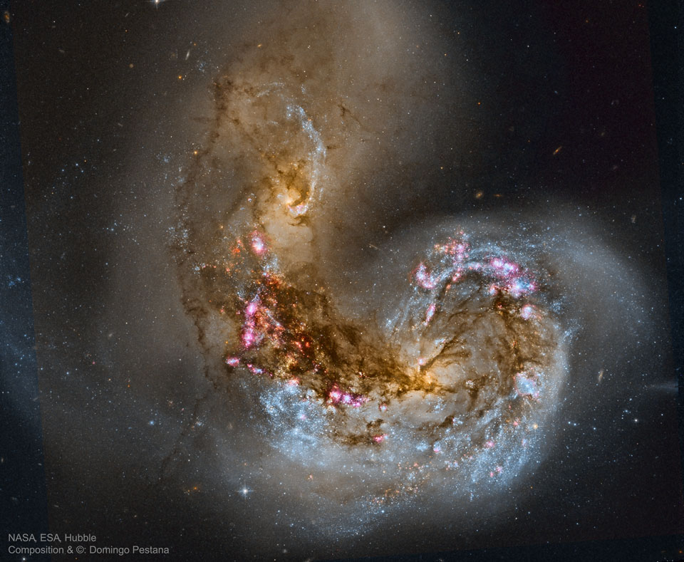 NGC 4038 en collision