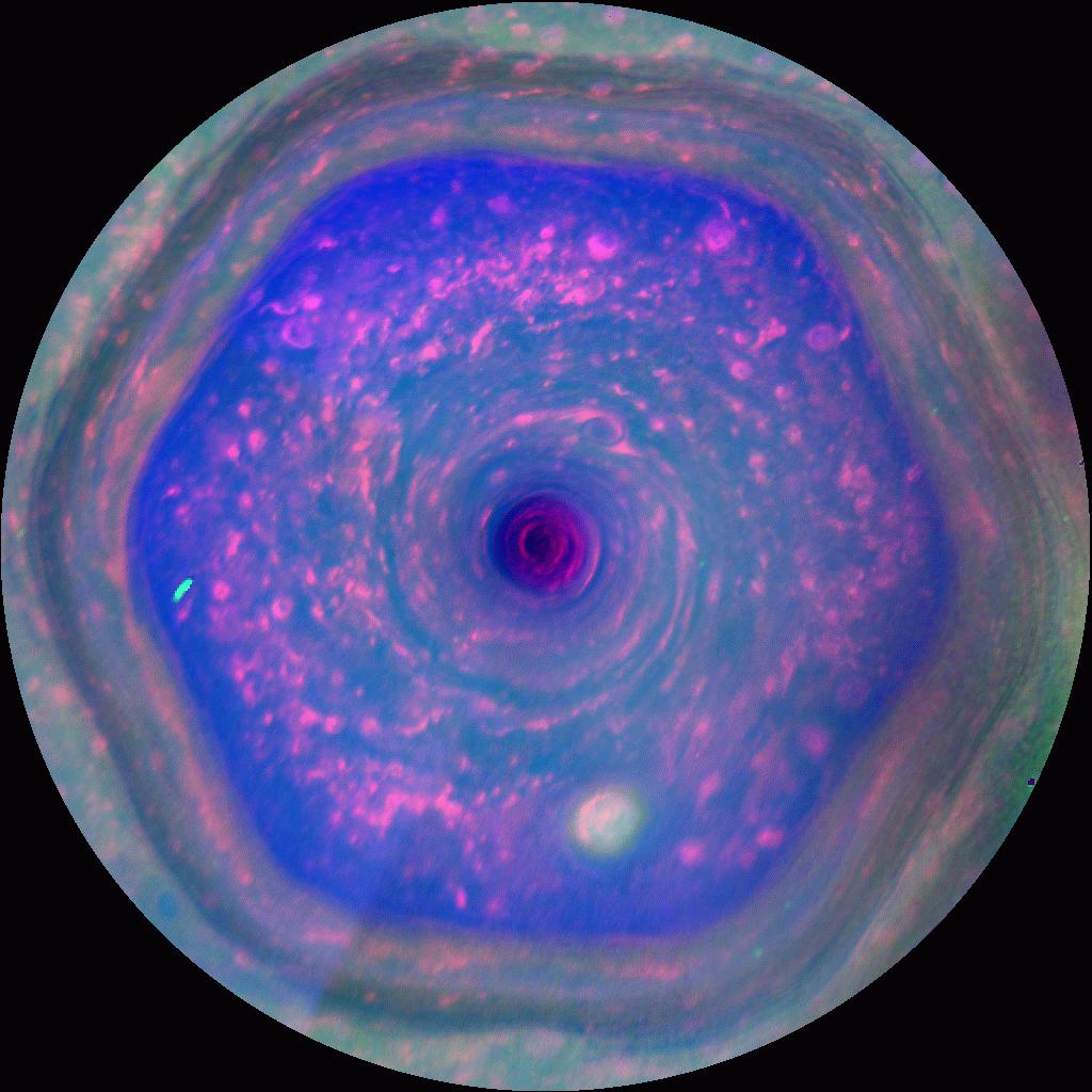 L\'hexagone polaire nord de Saturne