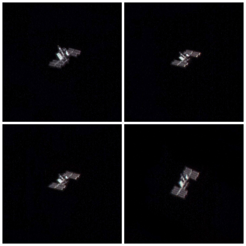L\'ISS photographiée depuis Wallasey (UK)