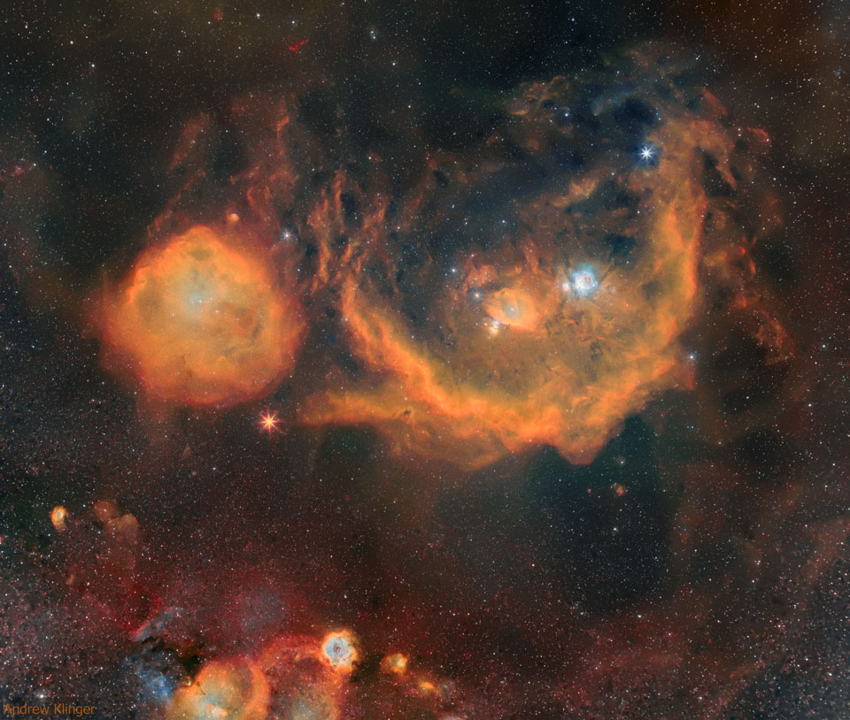 Les nuages interstellaires d\'Orion