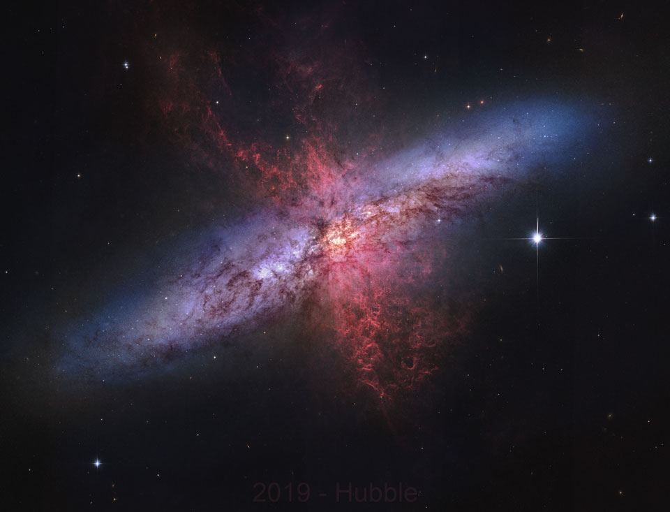 M82, la galaxie du super-vent