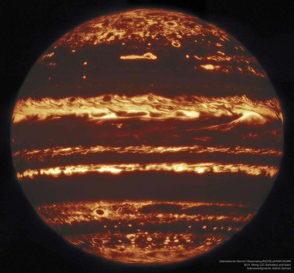 Jupiter en infrarouge