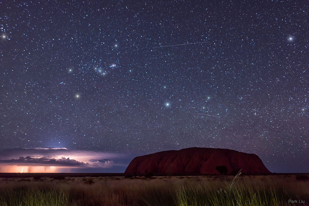 Orion sur Uluru
