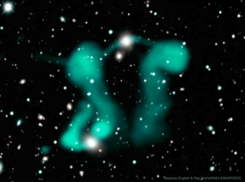 Les jets fantômes de galaxies actives