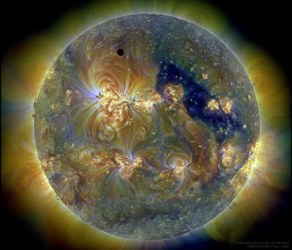 Transit de Vénus en triple ultraviolet