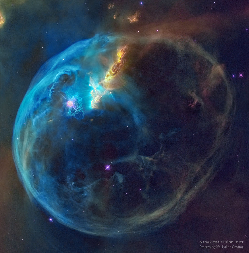 La nébuleuse de la Bulle vue par Hubble