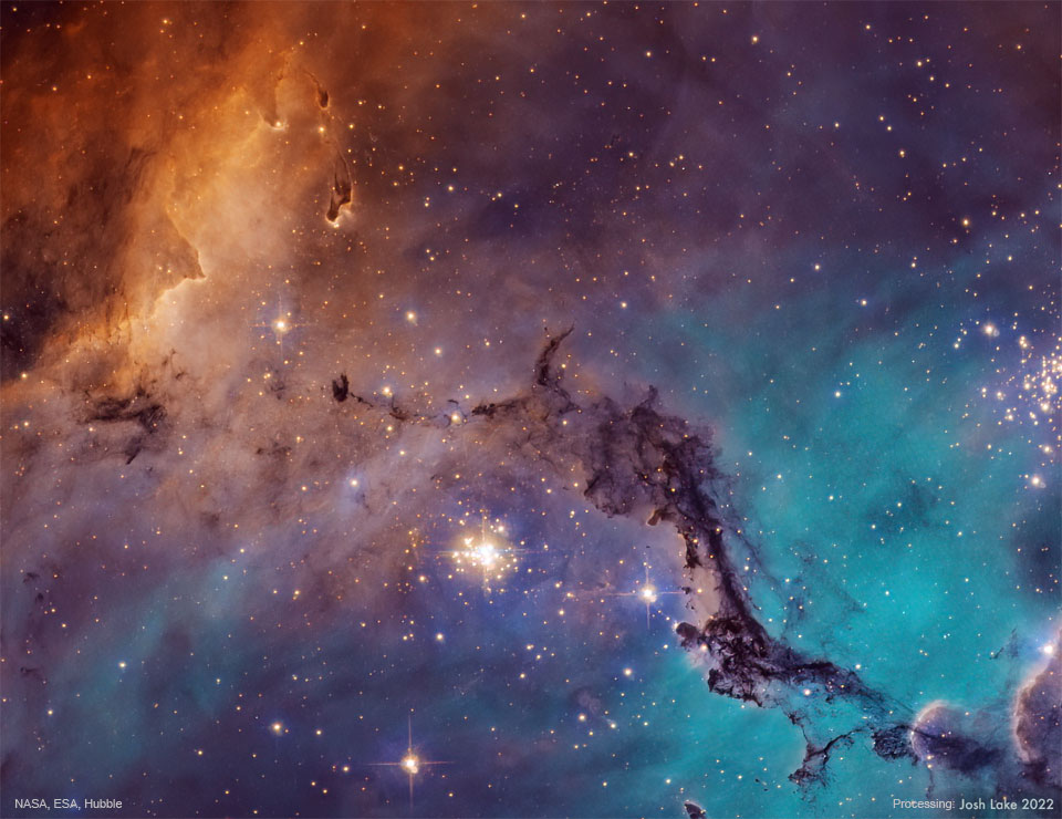 N11, nuages d\'étoiles dans le Grand Nuage de Magellan