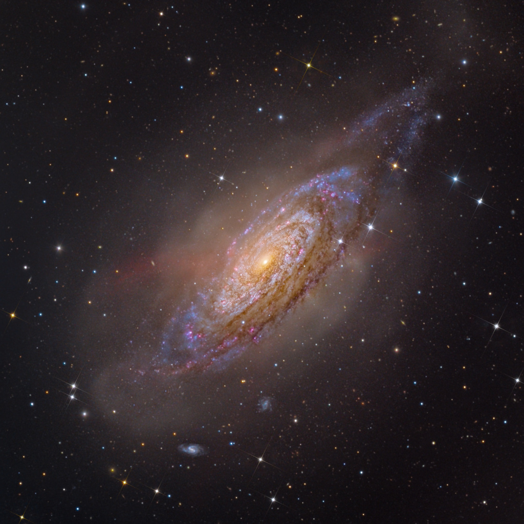 NGC 3521, une galaxie dans une bulle