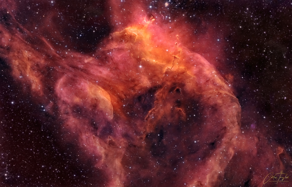 NGC 3572 et les Têtards du ciel austral
