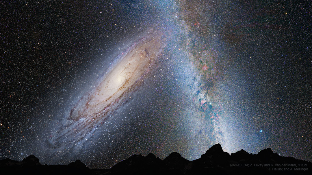 Quand M31 entrera en collision avec la Voie lactée
