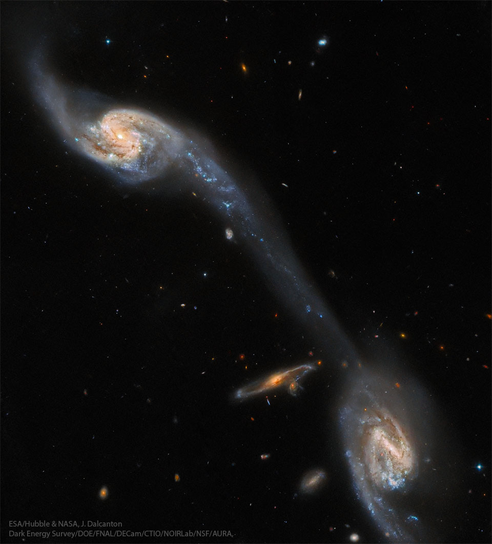 Le Triplet de Wild vu par Hubble