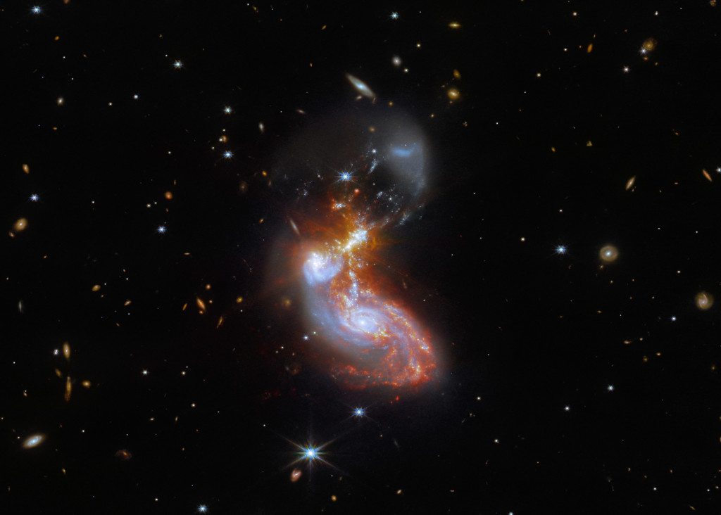 Le couple de galaxies en fusion Pair IIZw096