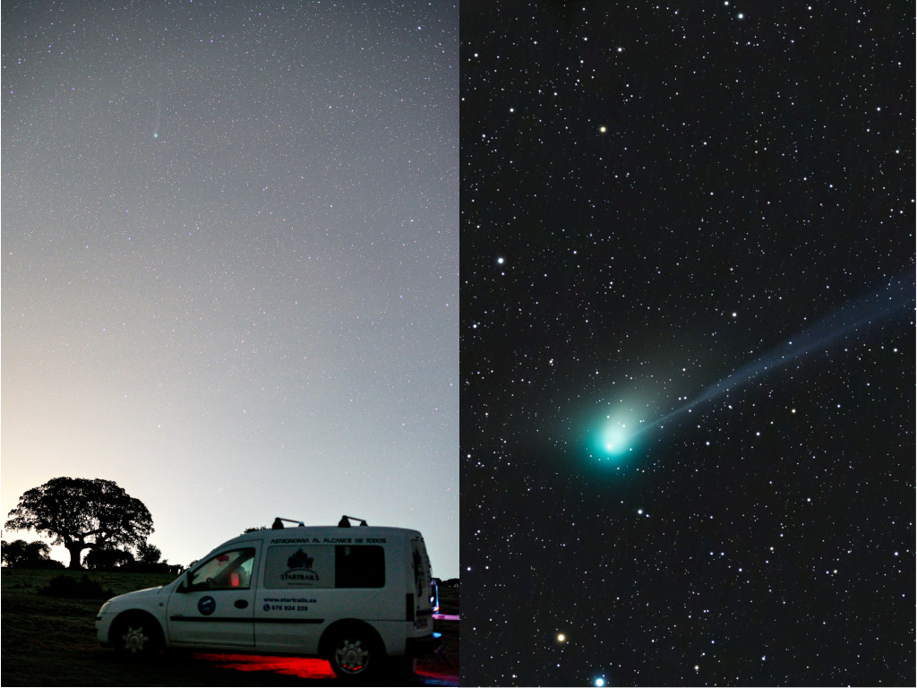 La comète C/2022E3 (ZTF) visible à l\'oeil nu