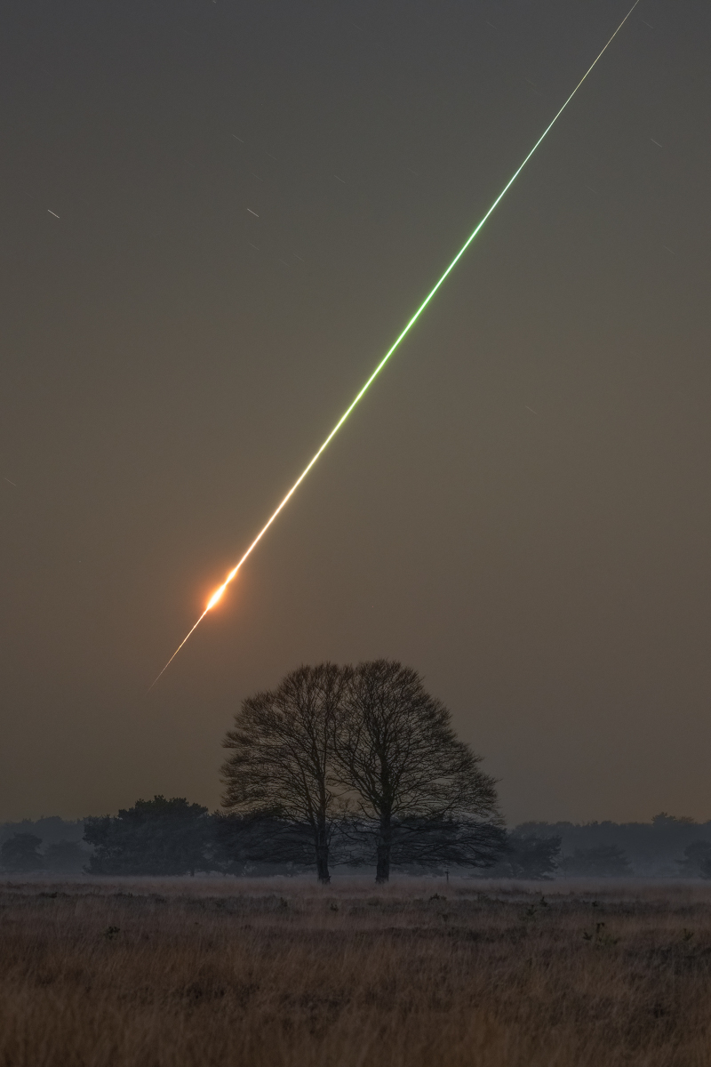 Le flash du météore 2023 CX1