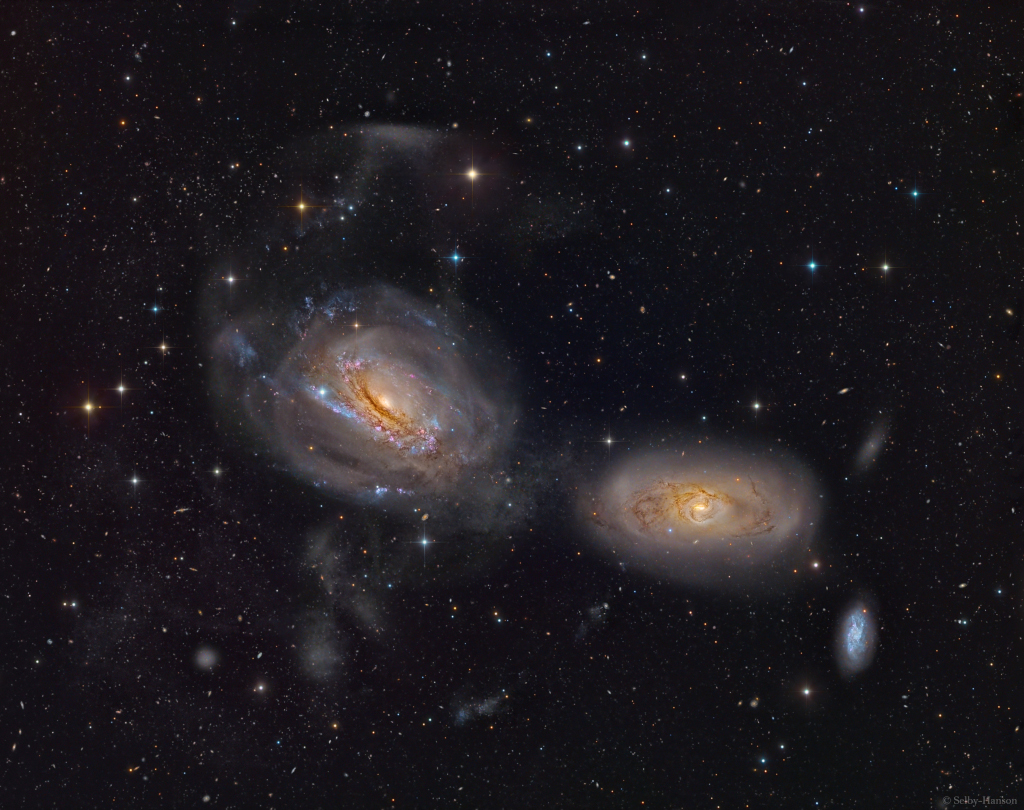 NGC 3169 se désagrège-t-elle ?