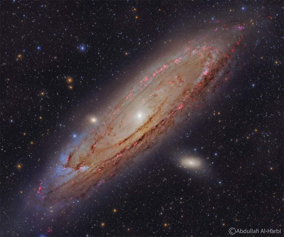 M31, galaxie d\'Andromède