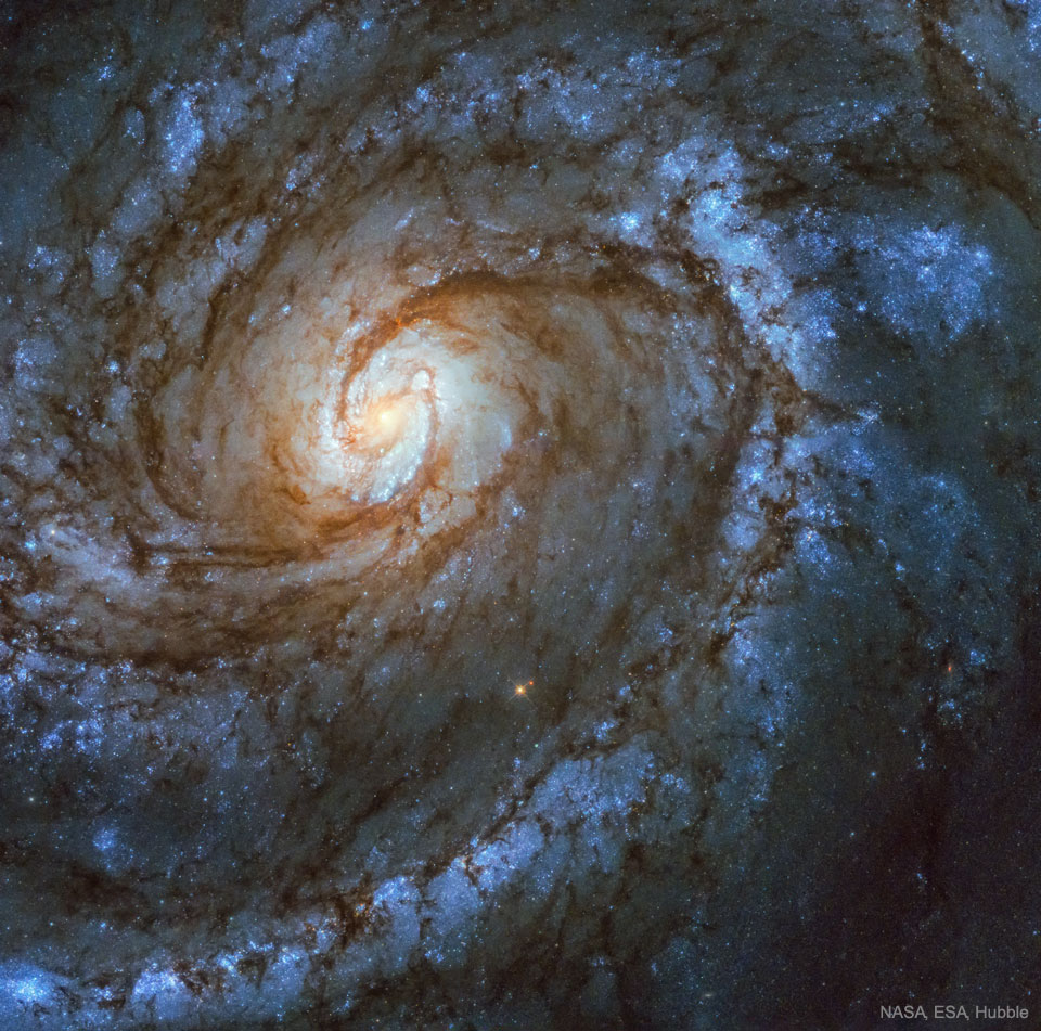 M100, galaxie spirale de grand style