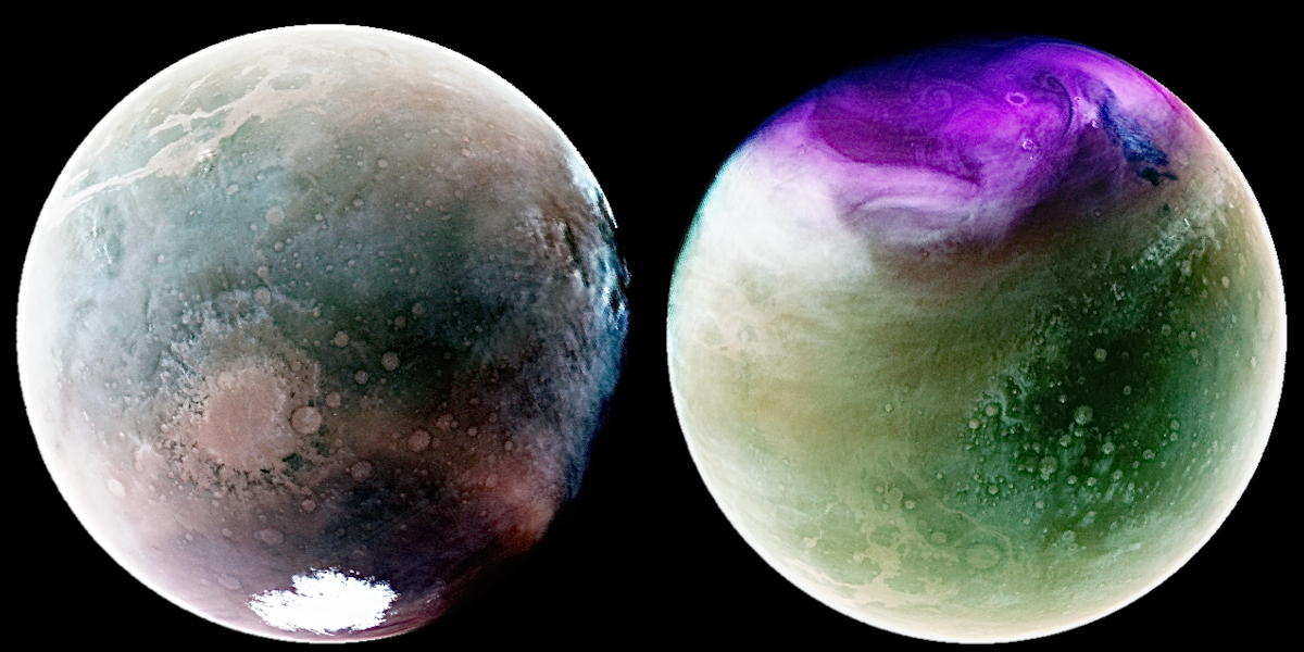 Mars en ultraviolet
