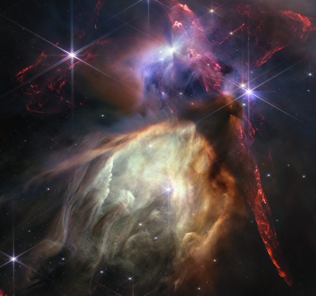 Rho Ophiuchi par le télescope James Webb