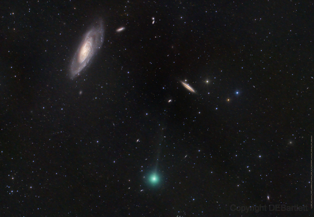 La comète et les galaxies