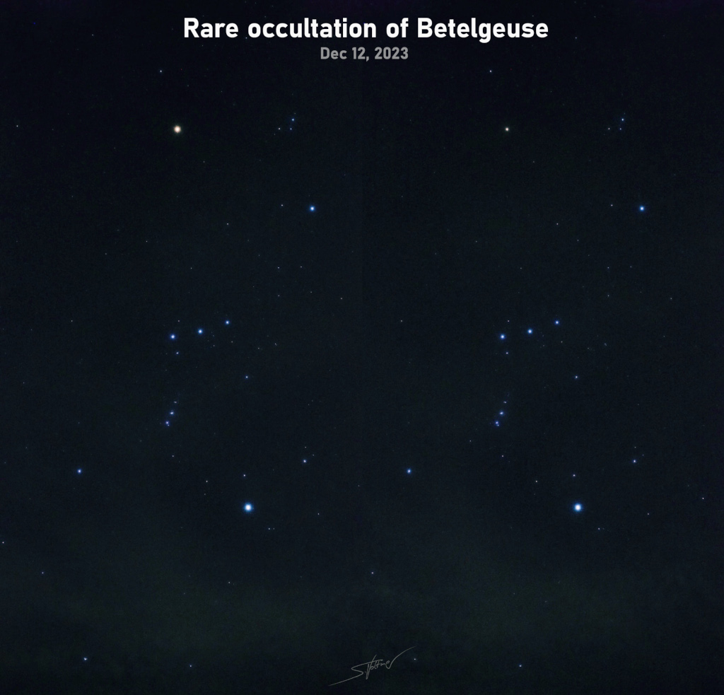 Bételgeuse éclipsée