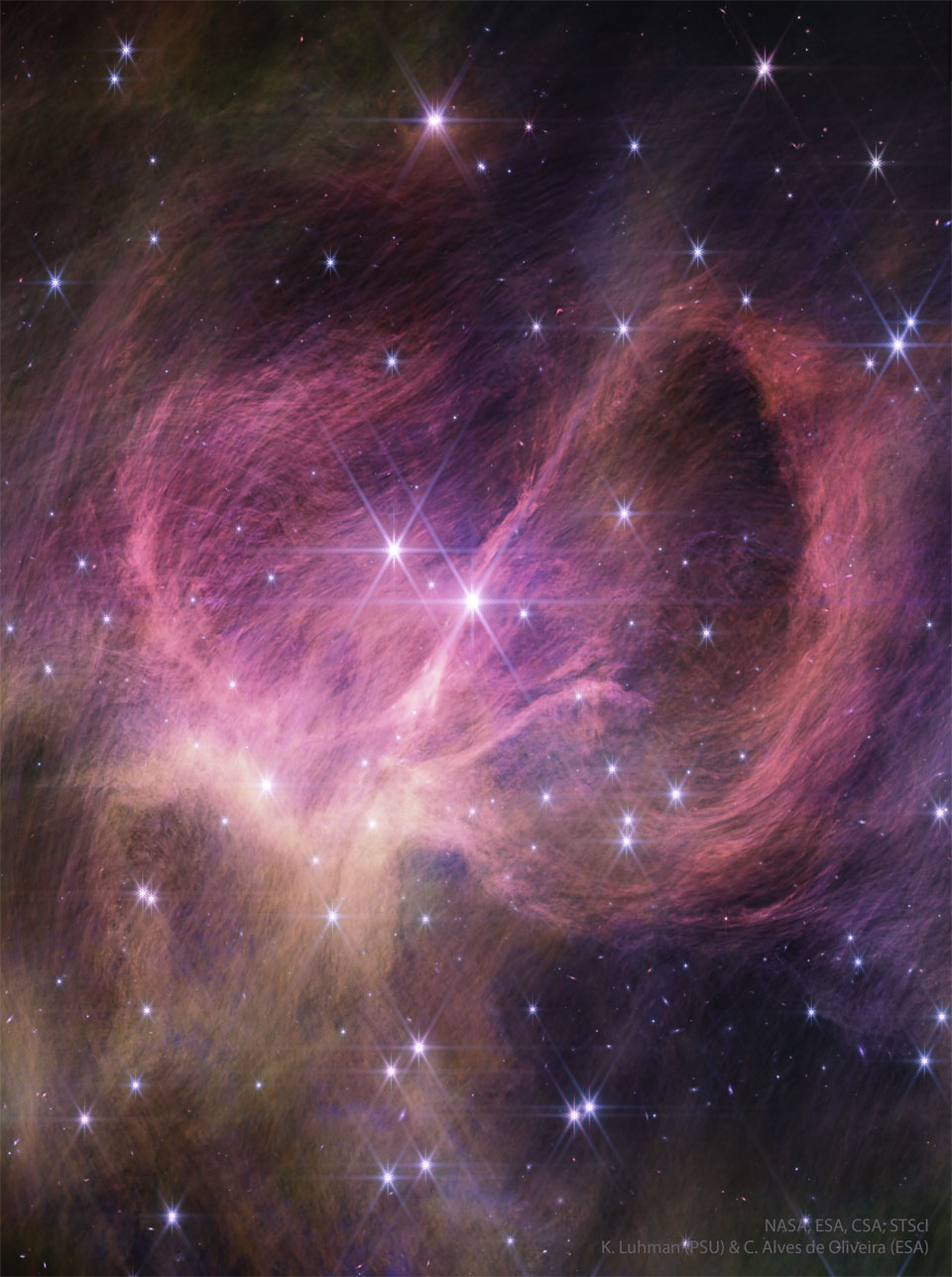 L\'amas d\'étoiles IC 348 par Webb