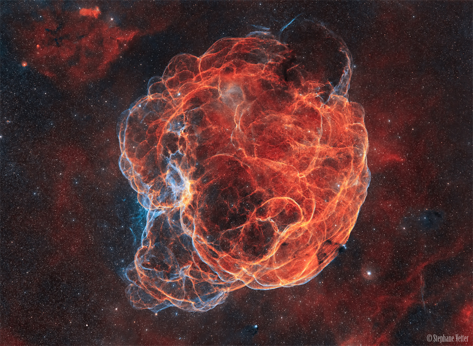 Le vestige de supernova  Simeis 147