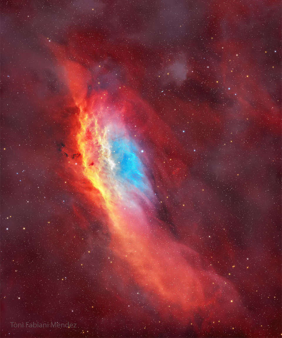 NGC 1499, la nébuleuse Californie