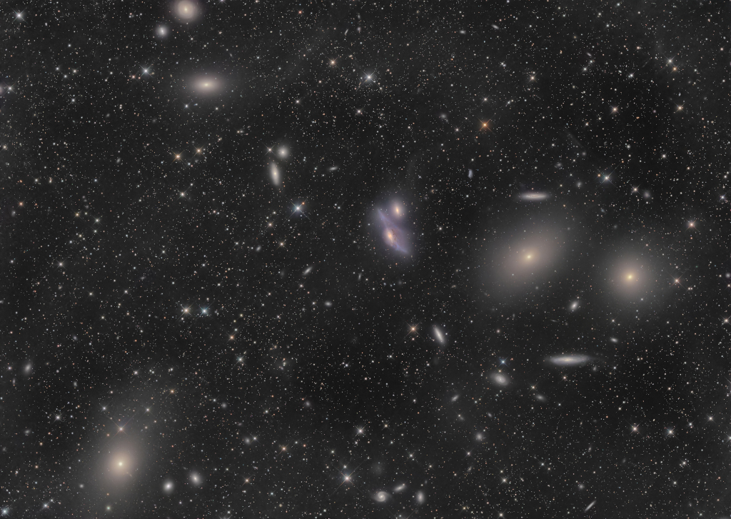 L\'amas de galaxies de la Vierge