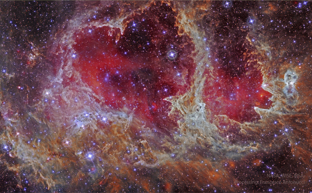 W5 et les piliers de la formation stellaire