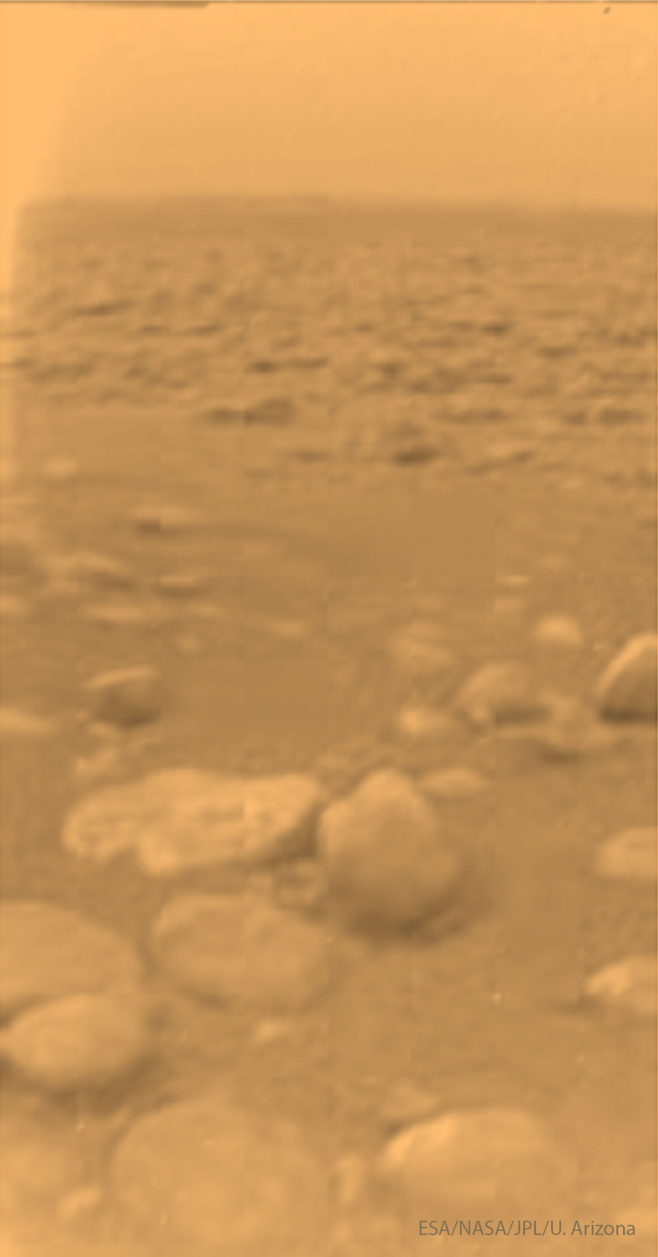 La surface de Titan par Huygens