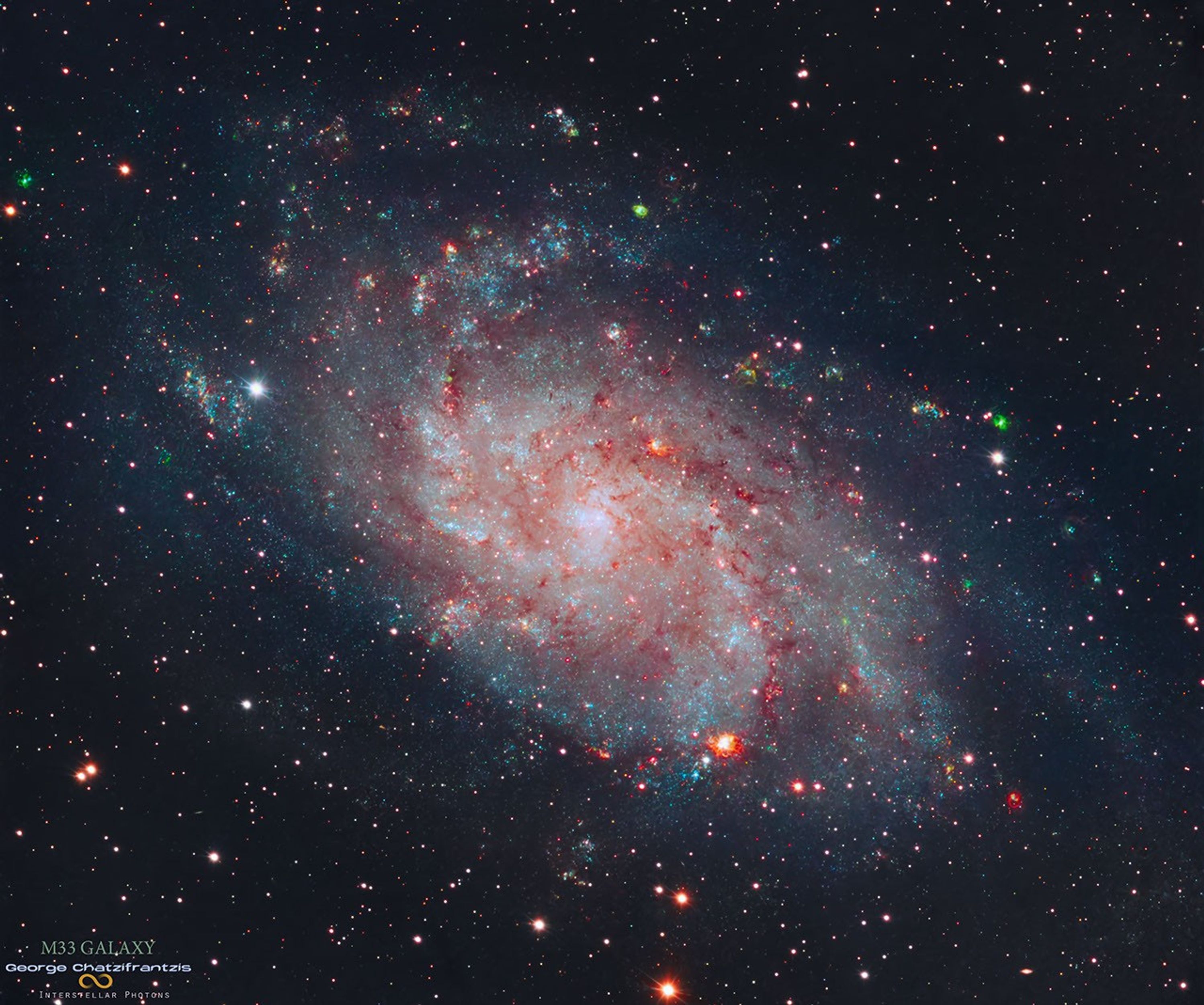 Messier 33, la galaxie du Triangle