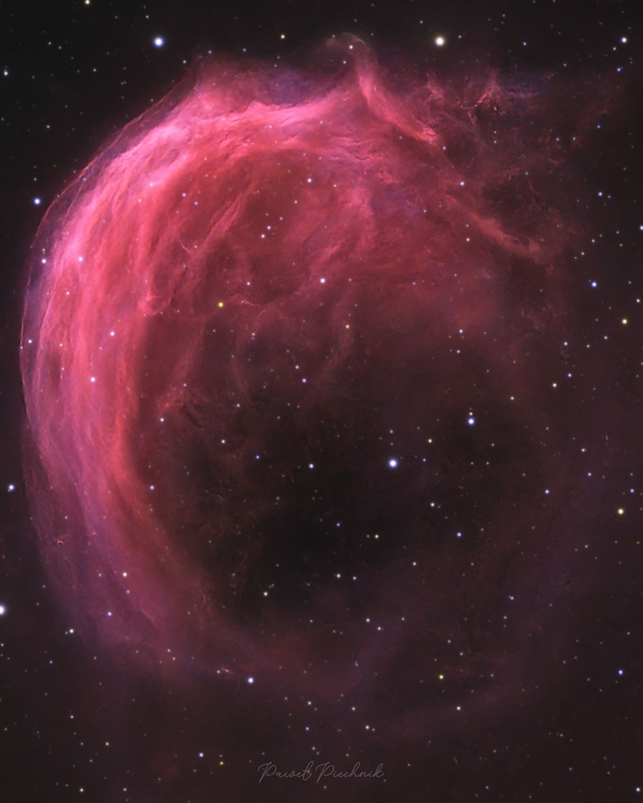 Sh2-188, la nébuleuse de la Crevette