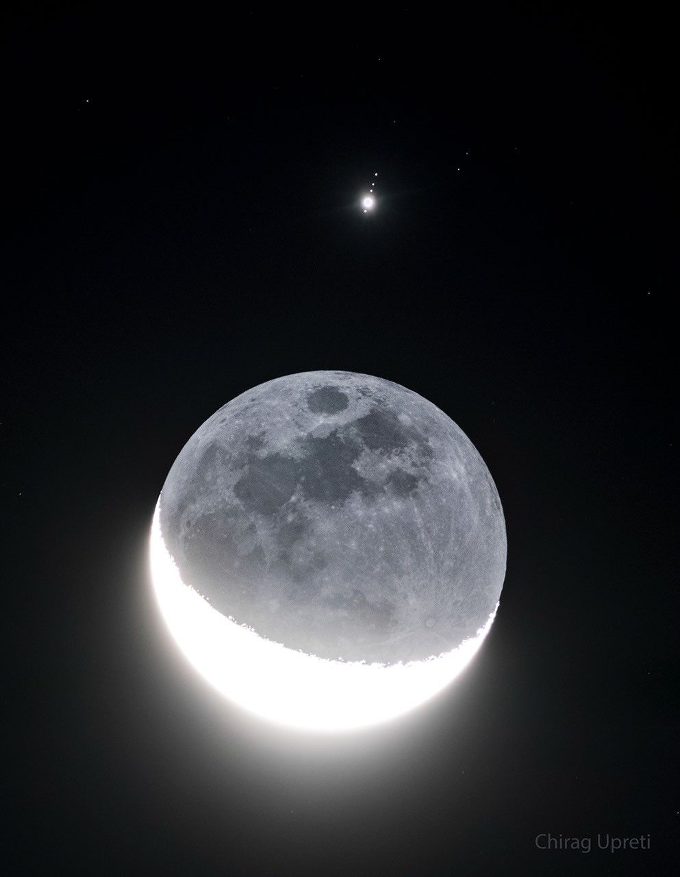 Jupiter et les lunes